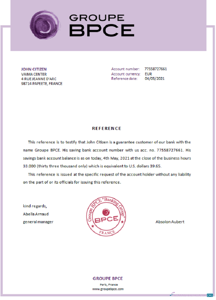 Download France Groupe BPCE reference Photoshop template